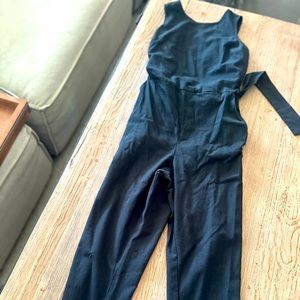 Adorable black linen jumper from a boutique in Mystic,CT